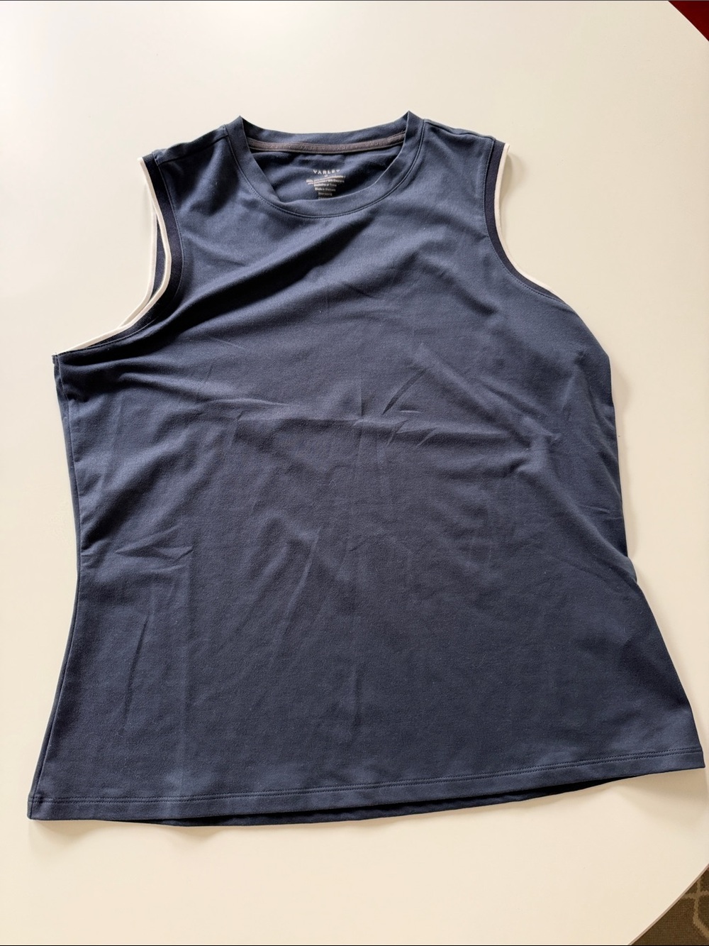 Varley Navy Sleeveless Performance Tank Top